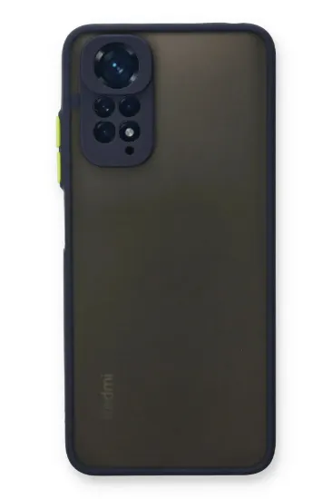 Newface Xiaomi Redmi Note 11 Kılıf Montreal Silikon Kapak - Lacivert resmi