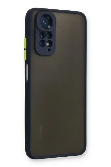 Newface Xiaomi Redmi Note 11 Kılıf Montreal Silikon Kapak - Lacivert resmi