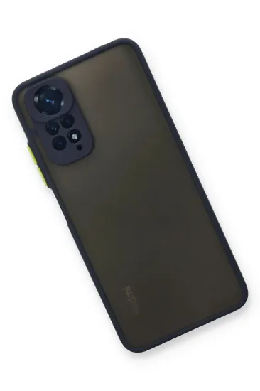 Newface Xiaomi Redmi Note 11 Kılıf Montreal Silikon Kapak - Lacivert resmi