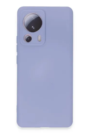 Newface Xiaomi Mi 13 Lite Kılıf Nano içi Kadife Silikon - Lila resmi