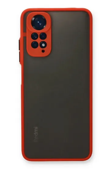 Newface Xiaomi Redmi Note 11 Pro Kılıf Montreal Silikon Kapak - Kırmızı resmi