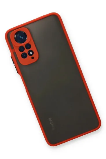 Newface Xiaomi Redmi Note 11 Pro Kılıf Montreal Silikon Kapak - Kırmızı resmi