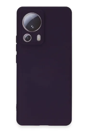 Newface Xiaomi Mi 13 Lite Kılıf Nano içi Kadife Silikon - Mor resmi