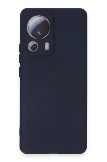 Newface Xiaomi Mi 13 Lite Kılıf Nano içi Kadife Silikon - Lacivert resmi