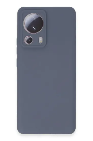 Newface Xiaomi Mi 13 Lite Kılıf Nano içi Kadife Silikon - Gri resmi