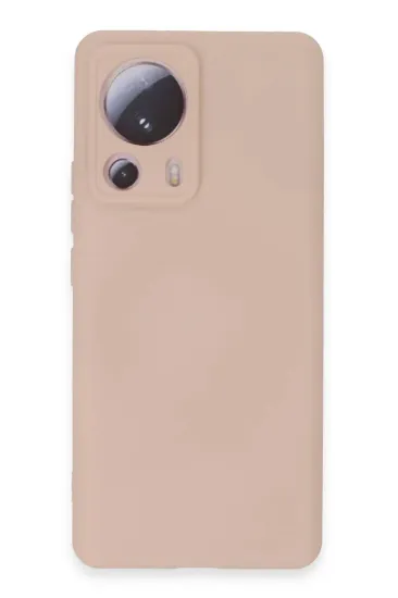 Newface Xiaomi Mi 13 Lite Kılıf Nano içi Kadife Silikon - Pudra resmi