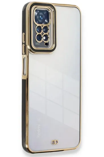 Newface Xiaomi Redmi Note 11 Pro Kılıf Liva Lens Silikon - Siyah resmi