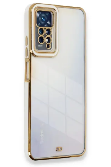 Newface Xiaomi Redmi Note 11 Pro Kılıf Liva Lens Silikon - Beyaz resmi