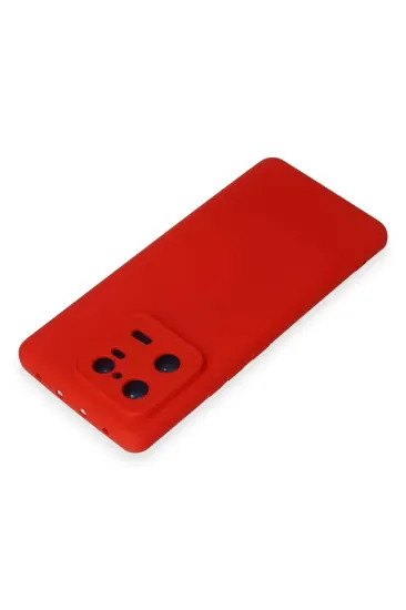 Newface Xiaomi Mi 13 Pro Kılıf Nano içi Kadife Silikon - Kırmızı resmi