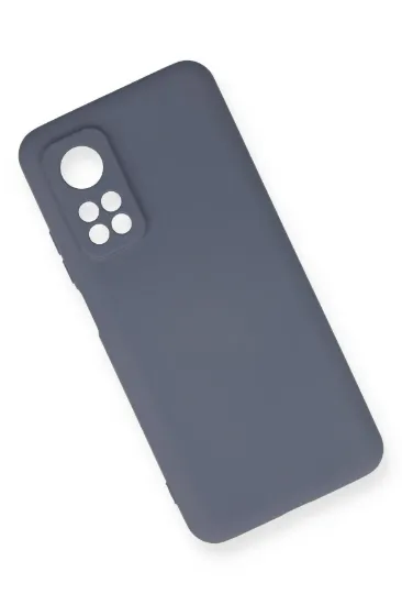 Newface Xiaomi Mi 10T Kılıf Nano içi Kadife Silikon - Gri resmi