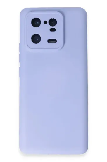 Newface Xiaomi Mi 13 Pro Kılıf Nano içi Kadife Silikon - Lila resmi