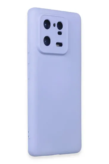 Newface Xiaomi Mi 13 Pro Kılıf Nano içi Kadife Silikon - Lila resmi