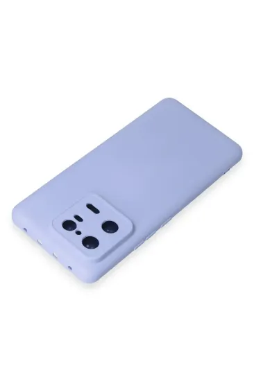 Newface Xiaomi Mi 13 Pro Kılıf Nano içi Kadife Silikon - Lila resmi