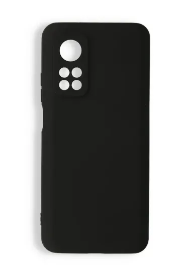 Newface Xiaomi Mi 10T Kılıf Nano içi Kadife Silikon - Siyah resmi