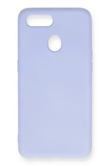 Newface Oppo A12 Kılıf Nano içi Kadife Silikon - Lila resmi