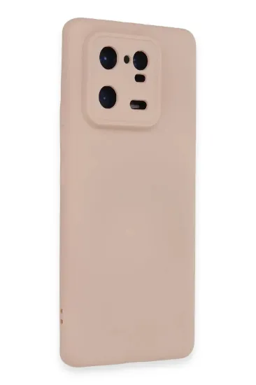 Newface Xiaomi Mi 13 Pro Kılıf Nano içi Kadife Silikon - Pudra resmi