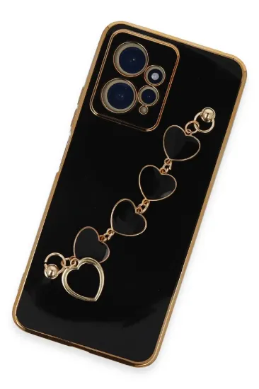 Newface Xiaomi Redmi Note 12 4G Kılıf Esila Silikon - Siyah resmi