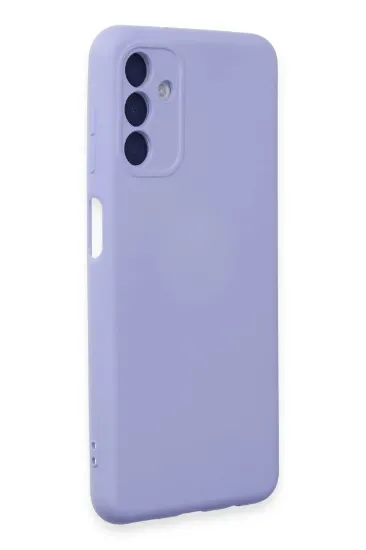 Newface Samsung Galaxy A24 4G Kılıf Nano içi Kadife Silikon - Lila resmi