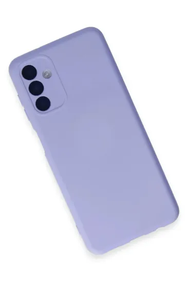 Newface Samsung Galaxy A24 4G Kılıf Nano içi Kadife Silikon - Lila resmi