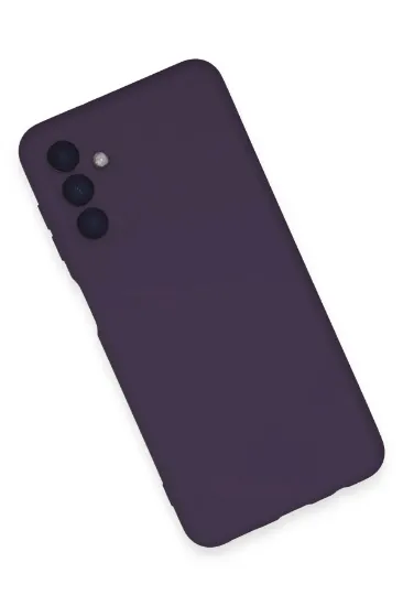 Newface Samsung Galaxy A24 4G Kılıf Nano içi Kadife Silikon - Mor resmi