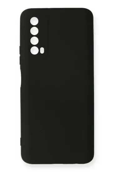 Newface Huawei P Smart 2021 Kılıf Nano içi Kadife Silikon - Siyah resmi