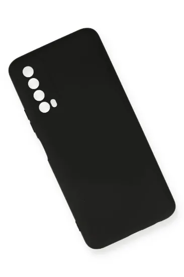 Newface Huawei P Smart 2021 Kılıf Nano içi Kadife Silikon - Siyah resmi