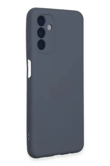 Newface Samsung Galaxy A24 4G Kılıf Nano içi Kadife Silikon - Gri resmi