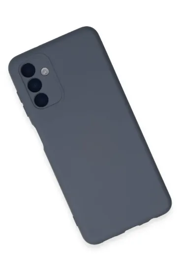 Newface Samsung Galaxy A24 4G Kılıf Nano içi Kadife Silikon - Gri resmi