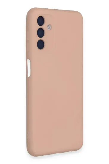 Newface Samsung Galaxy A24 4G Kılıf Nano içi Kadife Silikon - Pudra resmi
