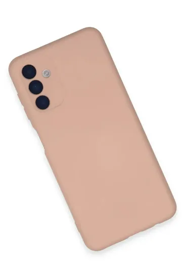 Newface Samsung Galaxy A24 4G Kılıf Nano içi Kadife Silikon - Pudra resmi