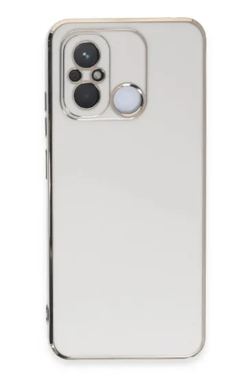 Newface Xiaomi Redmi 12C Kılıf Volet Silikon - Beyaz resmi