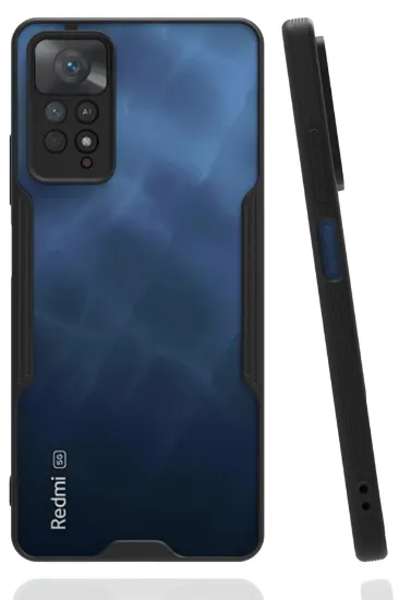 Newface Xiaomi Redmi Note 11 Pro Kılıf Platin Silikon - Siyah resmi