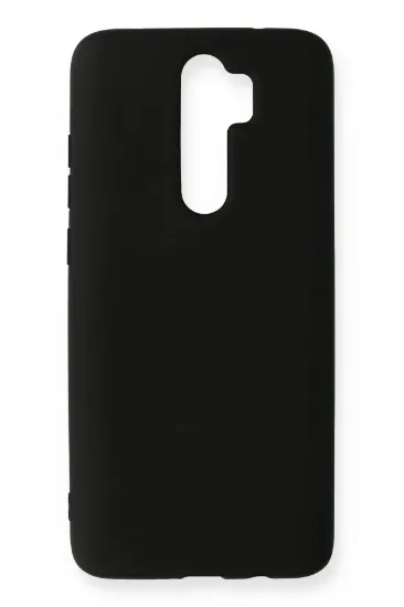 Newface Xiaomi Redmi Note 8 Pro Kılıf Nano içi Kadife Silikon - Siyah resmi