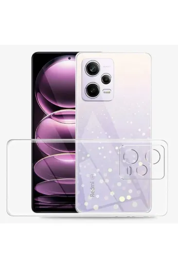 Newface Xiaomi Redmi Note 12 Pro 5G Kılıf Lüx Şeffaf Silikon resmi