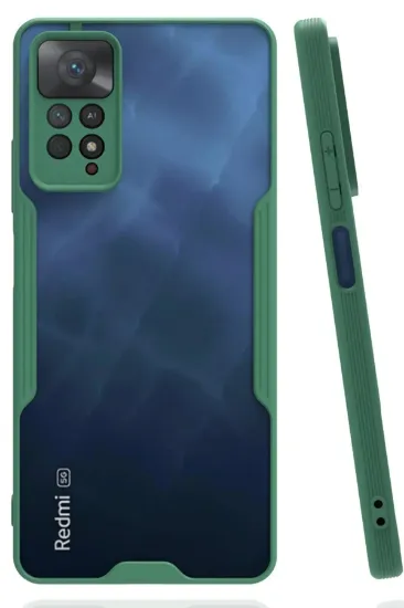 Newface Xiaomi Redmi Note 11 Pro Kılıf Platin Silikon - Yeşil resmi