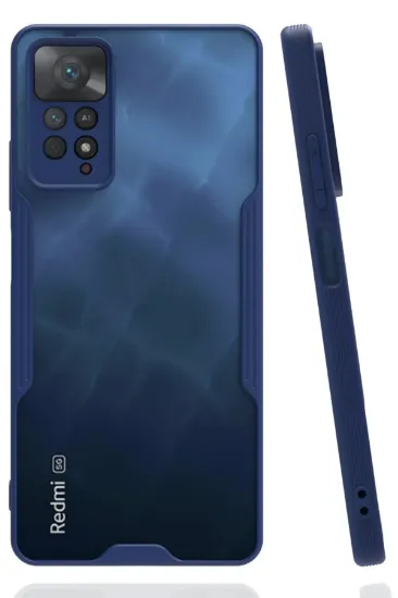 Newface Xiaomi Redmi Note 11 Pro Kılıf Platin Silikon - Lacivert resmi