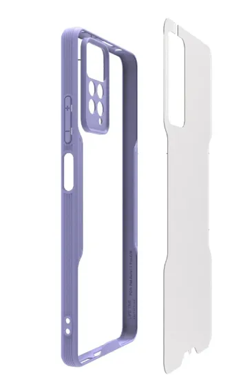 Newface Xiaomi Redmi Note 11 Pro Kılıf Platin Silikon - Lacivert resmi