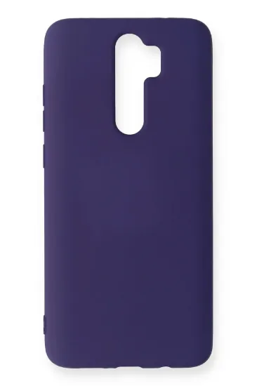 Newface Xiaomi Redmi Note 8 Pro Kılıf Nano içi Kadife Silikon - Mor resmi