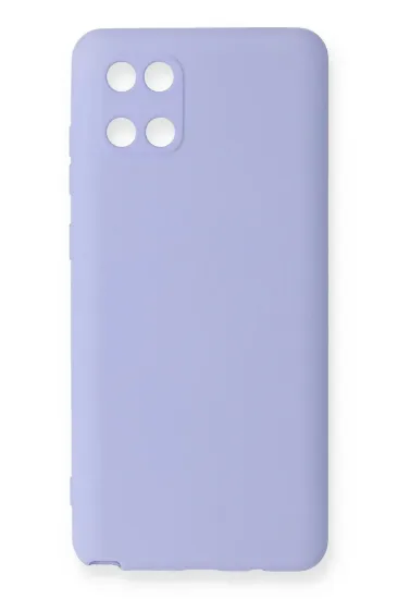 Newface Samsung Galaxy A81 / Note 10 Lite Kılıf Nano içi Kadife Silikon - Lila resmi