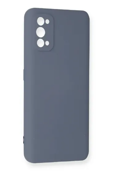 Newface Realme 7 Pro Kılıf Nano içi Kadife Silikon - Gri resmi