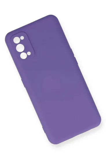 Newface Realme 7 Pro Kılıf Nano içi Kadife Silikon - Mor resmi