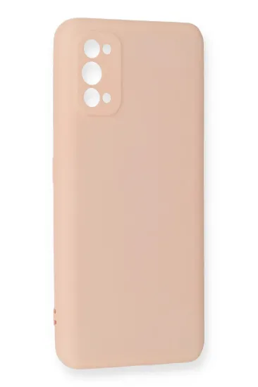 Newface Realme 7 Pro Kılıf Nano içi Kadife Silikon - Pembe resmi