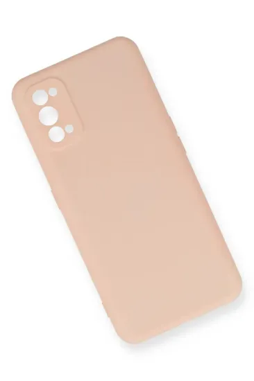 Newface Realme 7 Pro Kılıf Nano içi Kadife Silikon - Pembe resmi
