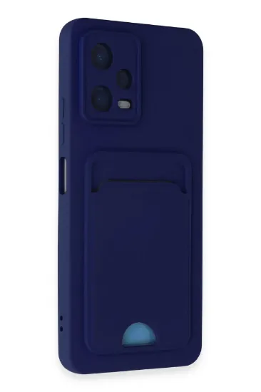 Newface Xiaomi Redmi Note 12 4G Kılıf Kelvin Kartvizitli Silikon - Lacivert resmi