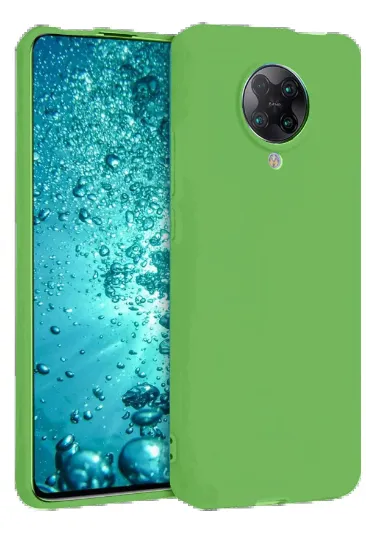 Newface Xiaomi Redmi K30 Pro Kılıf Nano içi Kadife Silikon - Yeşil resmi
