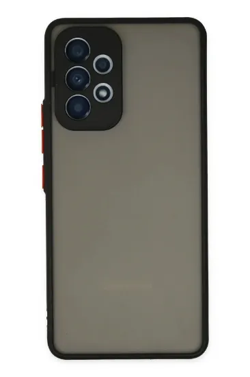 Newface Samsung Galaxy A73 5G Kılıf Montreal Silikon Kapak - Siyah resmi