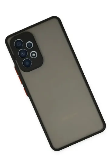 Newface Samsung Galaxy A73 5G Kılıf Montreal Silikon Kapak - Siyah resmi