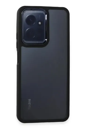 Newface Xiaomi Redmi Note 12 4G Kılıf Dora Kapak - Siyah resmi
