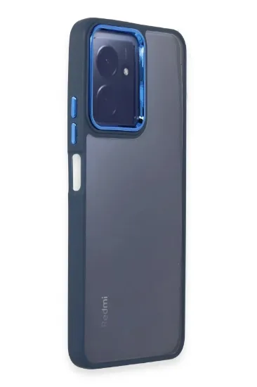 Newface Xiaomi Redmi Note 12 4G Kılıf Dora Kapak - Mavi resmi
