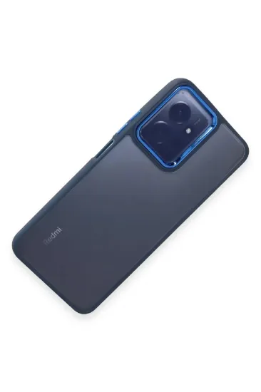 Newface Xiaomi Redmi Note 12 4G Kılıf Dora Kapak - Mavi resmi
